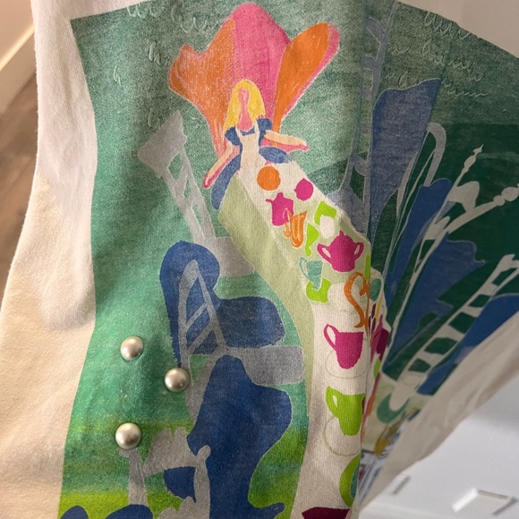 Disney Her Universe Mary Blair Alice in Wonderland shirt XL - Picture 8 of 12